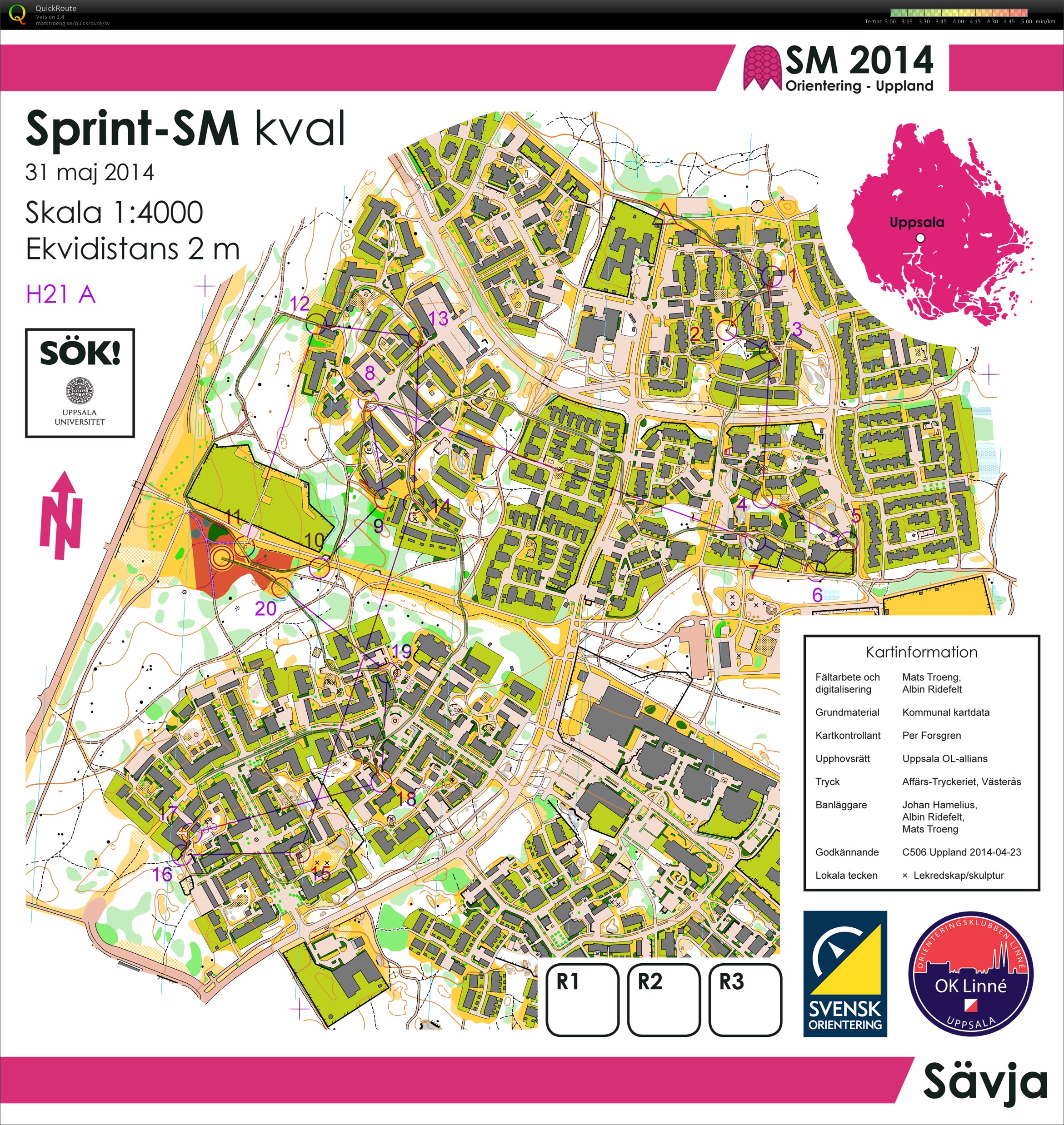 Sprint-SM Kval (30-05-2014)