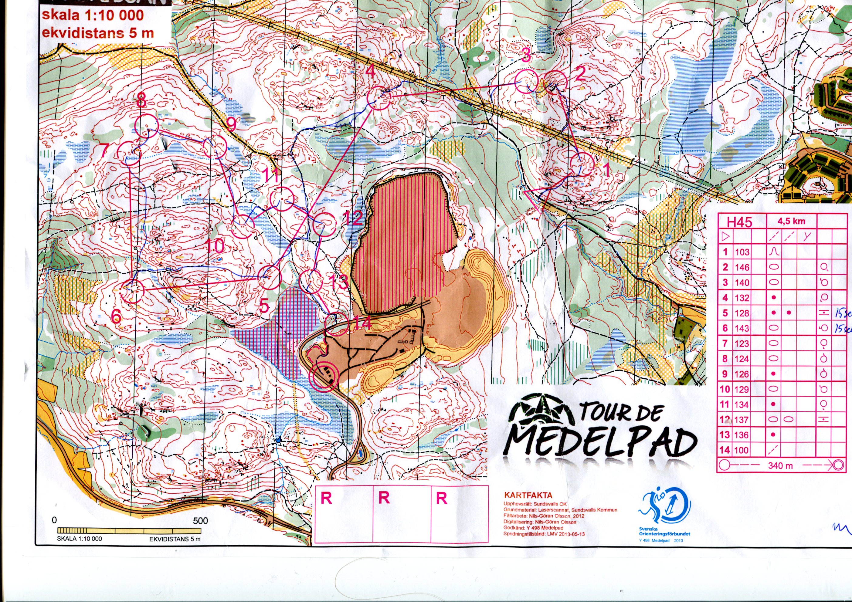 Tour de Medelpad, etapp 1 (16/05/2013)